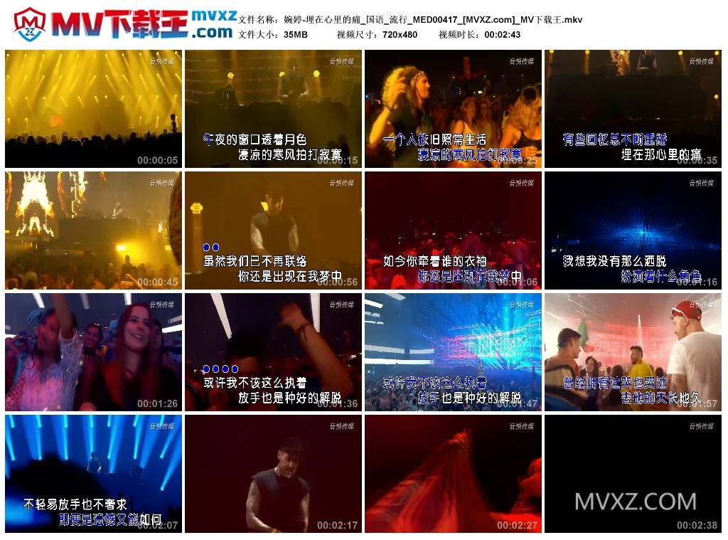 婉婷-埋在心里的痛_国语_流行_MED00417